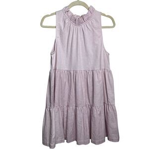 Beau & Ro Pink Halter Cotton Mini Dress Sz. S